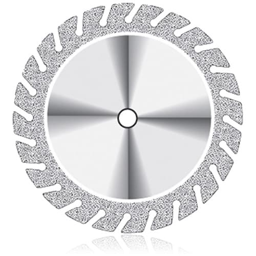 NTI Serrated Diamond Disc, Double Sided, Handpiece, Coarse Grit, Green, #365-450, 45 mm, 1/Pkg thumbnail 5