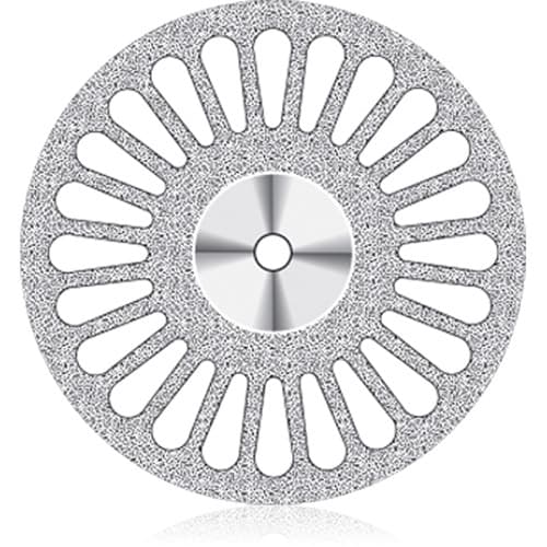 NTI Superflex Diamond Disc, HP Handpiece Shank, Double-Sided, Perforated, Coarse, Green, 22 mm Diameter, 0.25 mm Thickness, D405-220C, 1/Pkg thumbnail 5