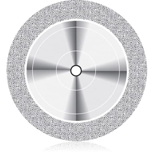 NTI Superflex Diamond Disc, HP, Double-Sided, Washer Support, # 911HF, 22 mm, Medium Grit, Gray, 1/Pk, D911HF-220 thumbnail 5