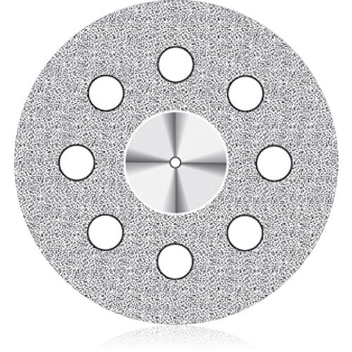 NTI Superflex Diamond Disc, HP, Double Sided, Perforated, Coarse, Green, 22 mm, D918PB-220, 1/Pkg thumbnail 5