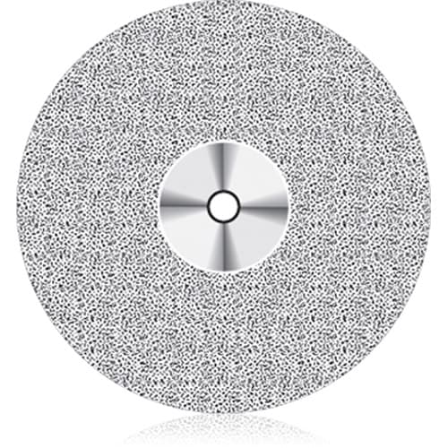 NTI Flex Safe Up Diamond Disc, Single-Sided, Coarse Grit, Green, 22 mm Diameter, 0.20 mm Thickness, HP Shank, D919-220, 1/Pkg thumbnail 3