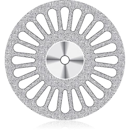 NTI Superflex Diamond Disc, Double Sided, Medium Grit, Gray, HP Shank, 19 mm Diameter, 0.15 mm Thickness, #940 / D940-190, 1/Pkg thumbnail 4
