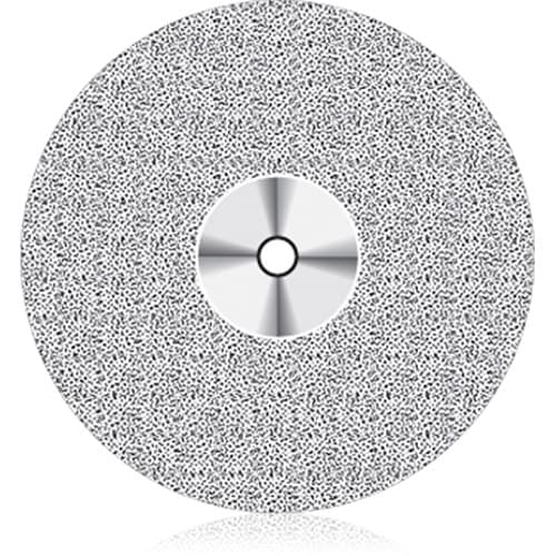 NTI Superflex Diamond Disc, Double Sided, Medium Grit, Gray, HP Shank, 22 mm Diameter, 0.15 mm Thickness, #940-220, 1/Pkg thumbnail 5