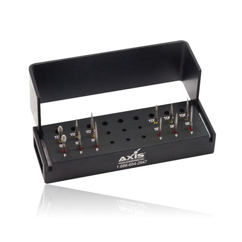 Kerr AXIS Logic Set - TDF Diamonds, LS-302, 12-Piece Kit (6 Fine 40µm + 6 Superfine 20µm), FG Shank thumbnail 5