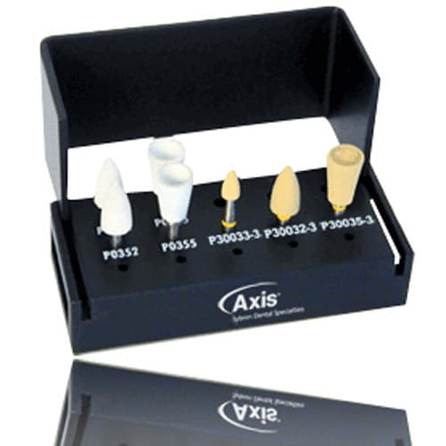 Kerr CeraGlaze Intra-Oral Porcelain Polishing Logic Set, RA Shank, 7 Polishers, LS-503 thumbnail 6