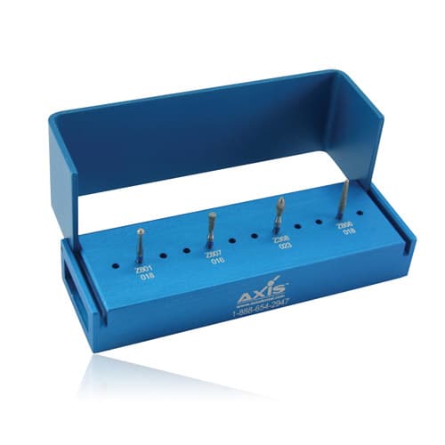 Kerr NTI Zir-Cut DDS Porcelain & Zirconia Adjusting Set, 4-Piece Diamond Bur Kit, LS-7556 thumbnail 5