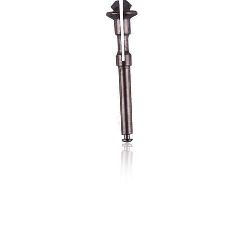 E.C. Moore #3RA Snap-On Right Angle Extra Short Mandrel, Stainless Steel, Brass Center thumbnail 4