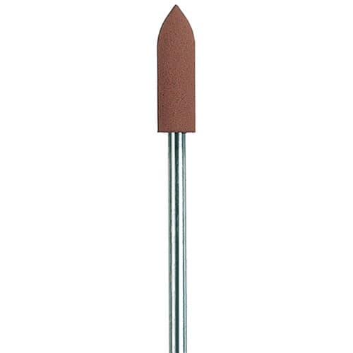 NTI Silicone Polishers, Brown, Flame, HP Shank, Pre-Polishing for Alloys/Amalgam/Composites, 10/Pkg, P0041 thumbnail 6
