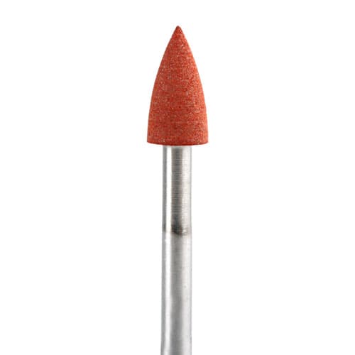 NTI Silicone Polisher, Brown, Flame, FG Shank, Pre-Polishing for Alloys/Amalgam/Composites, 10/Pk, P0053-031 thumbnail 7