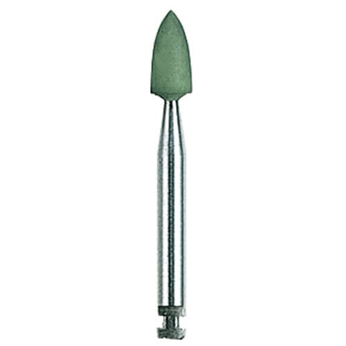 NTI Silicone Polishers, Green, RA Latch, Flame #60, 3.1 mm, High Shine, 10/Pk, P0133-031 thumbnail 6