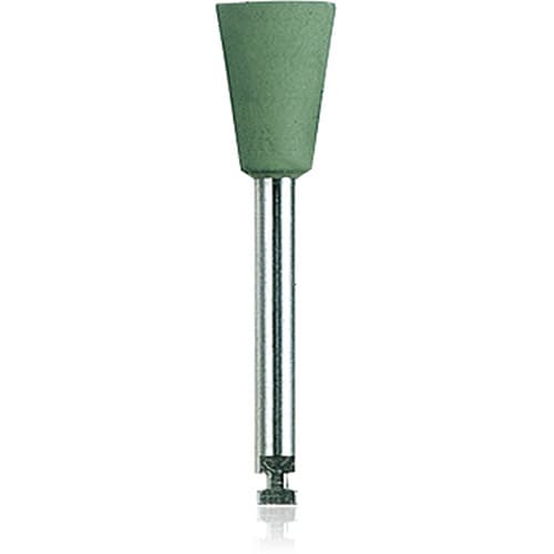 NTI Silicone Polishers, Green, Inverted Cone #60, RA/Latch Shank, 6.5 mm, 10/Pk, P0135-065 thumbnail 6
