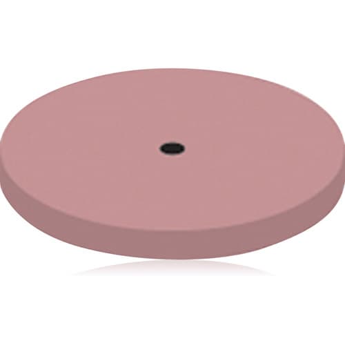 NTI Pink Silicone Polishers for Porcelain, Unmounted, Large Disc, 22 mm, Fine, 100/Pack, P0306G thumbnail 2