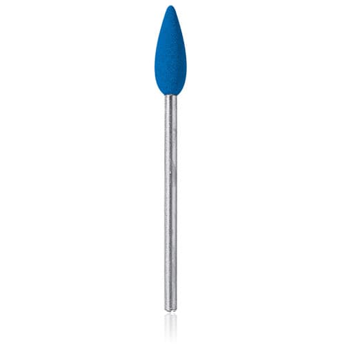 NTI Blue Silicone Polishers, Flame, HP Shank, Medium Grit, 4.5 mm, 10/Pk, P0440-045 thumbnail 5
