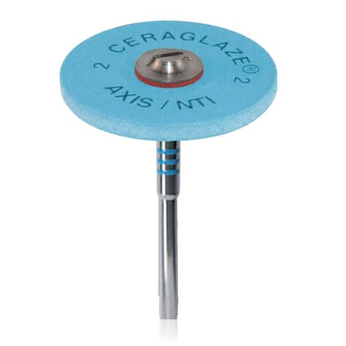 CeraGlaze Blue Refining HP Large Wheel, Fine, 25 mm, P3001, 1/Pk thumbnail 11