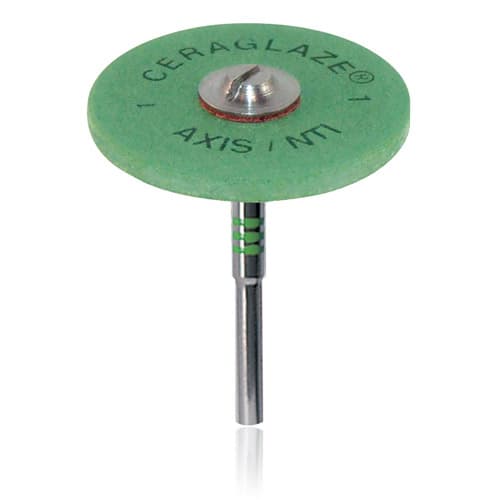 CeraGlaze Diamond-Impregnated Porcelain Polishing System, Coarse Green Pre-Polishing, HP, Large Wheel 25 mm, P301, 1/Pk thumbnail 11