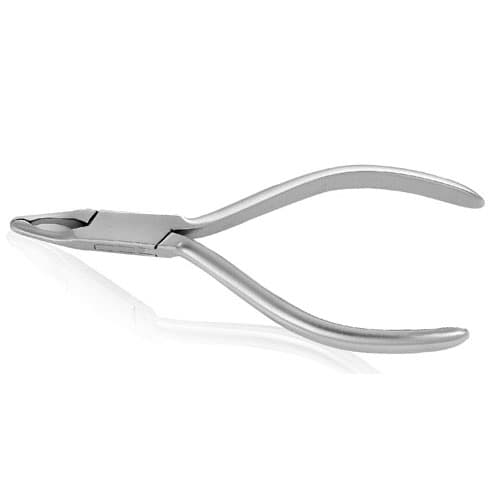 J&J Instruments Johnson Contouring Pliers #114, Curved Smooth Tip, Non-Cutting, Non-Locking, 09-114 thumbnail 2