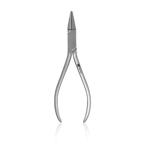 J&J Instruments #140 Bird Beak Long Pliers, Snub Nose, One Round Cone Beak and One Pyramid Beak, 09-140 thumbnail 2