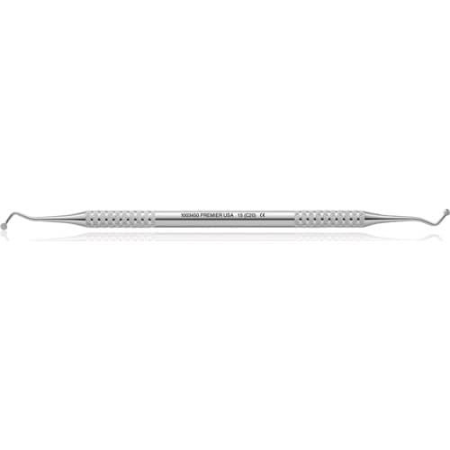 Premier #15 (C20) Double-End Excavator, Octagonal Handle, 2.4 mm Tip, 1/Pk, 1003425 thumbnail 4