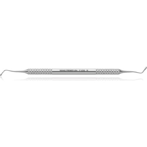 Premier #17 (C22) Double-Ended Excavator with Tactile Balance (TB) Handle, 1.6 mm Tip, 1003452 thumbnail 3