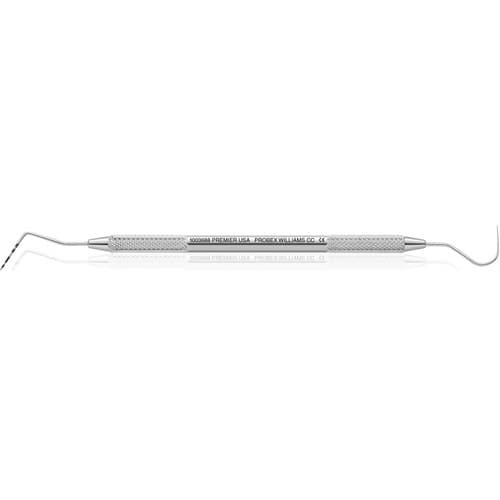 Premier Probex Williams Double-Ended Dental Probe, 1-2-3-5-7-8-9-10 mm Markings, Round Handle, 1003682, 1/Pk thumbnail 5