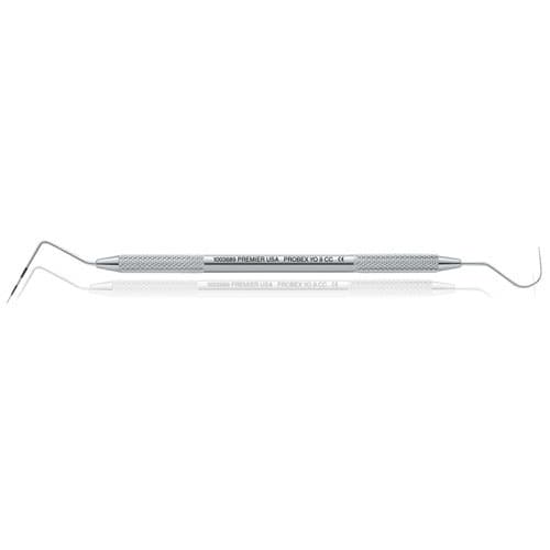 Premier Probex YO 9 Color-Coded Double-End Dental Probe, 3-6-9-12 Markings, Simple Stem Round Handle, 1003689, 1/Pk thumbnail 5