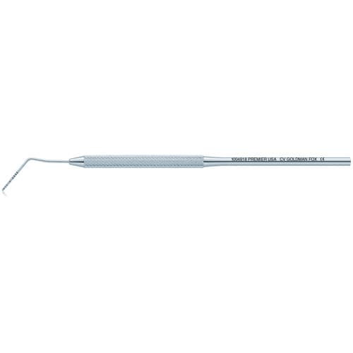 Premier Clear-View Goldman-Fox Periodontal Probe, Single End, Color-Coded 1-2-3-5-7-8-9-10 Markings, 7/32" Round Handle, Stainless Steel, 1004918 thumbnail 3