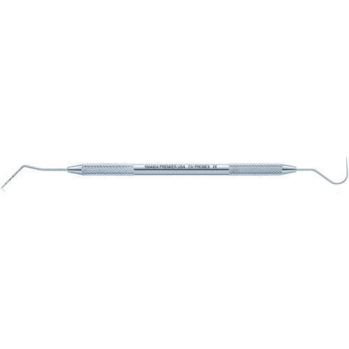 Premier Probex Clear-View Double-End Probe, Color-Coded 3-6-8 Markings, Round Simple Stem Handle, 1004924, Each thumbnail 3