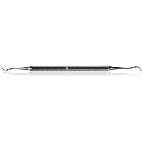 Sickle Scaler #H6/H7, Double End, Standard Octagonal Handle, Stainless Steel, 11-067 thumbnail 2