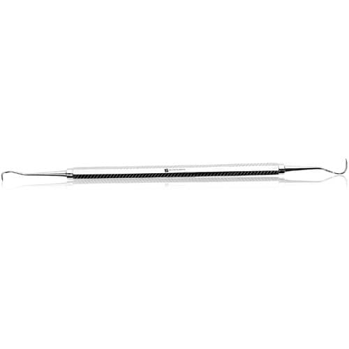 J&J Instruments Sickle Scaler #H5/33, Double End, Standard Octagonal Handle, Stainless Steel, 11-533 thumbnail 2