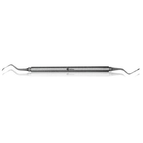 J&J Instruments McCall Curette #17S/18S, Double End, Standard Hexagonal Handle, 11-753 thumbnail 2