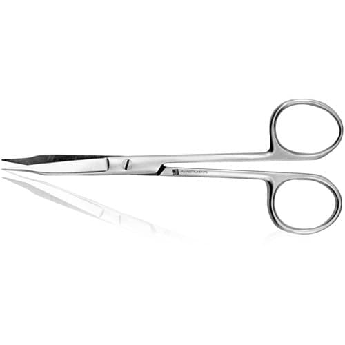 Goldman-Fox Scissors, 5 in, Curved, Serrated, Stainless Steel, 12-125 thumbnail 2