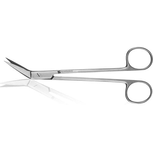 J&J Instruments Kelly Scissors, 6.25" Angled, Stainless Steel, 12-195, 1/Pkg thumbnail 2