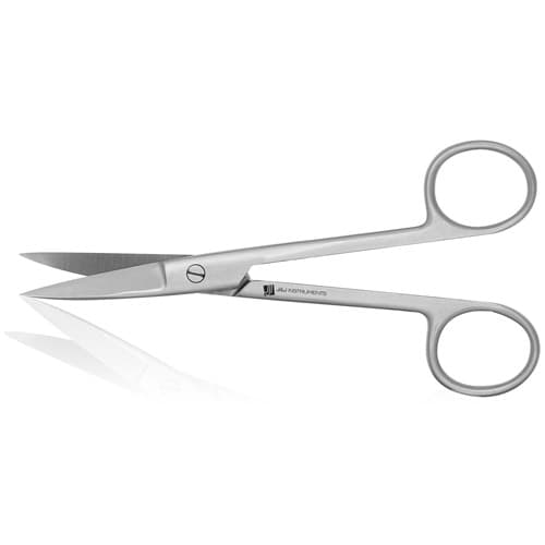 J&J Instruments Surgical Scissors, 5.5" Curved, Stainless Steel, 22-1155 thumbnail 2