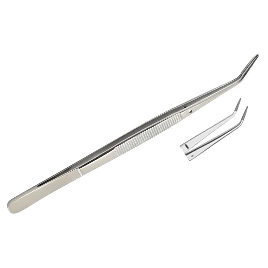US Elite Cotton Pliers, X-Fine Tip, Serrated, Satin Finish, College - US Elite - Pliers - Image 1