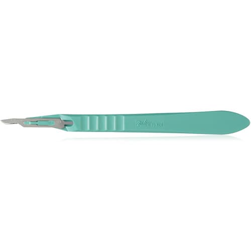 Miltex Disposable Sterile Scalpel, #15 Stainless Steel Blade, Safety Sleeve, 10/Box, 4-415 thumbnail 10