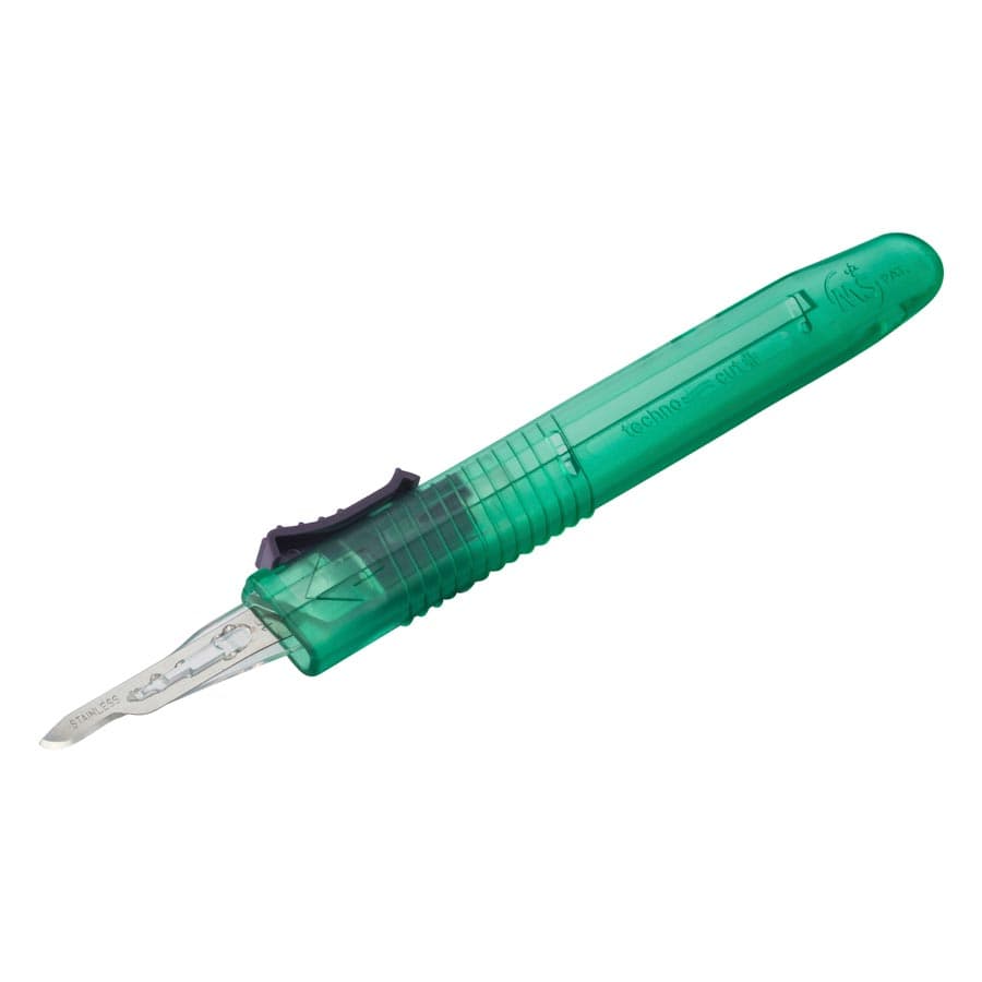 Myco Medical Technocut Plus #15 Sterile Disposable Safety Scalpel, Retractable Blade, 10/Box, 6008TR-15 thumbnail 11