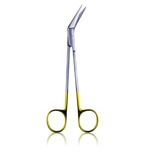 J&J Instruments Kelly Scissors, 6.25" Angled, Carbide Insert, 62-195 thumbnail 2