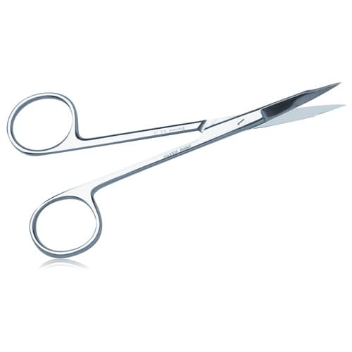 Premier Dental Products Scissor Goldman Fox, Tissue Scissors, Serrated on One Blade, Straight, Stainless Steel, 9065105 thumbnail 4