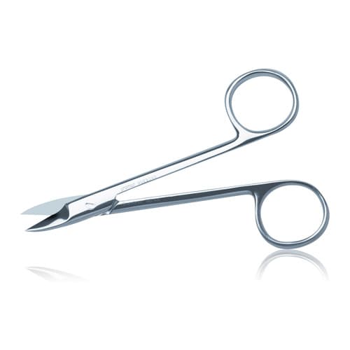 Premier Dental Crown and Collar Scissors, Straight/Sharp, 4" (10.2 cm), Stainless Steel, 1 Each thumbnail 4