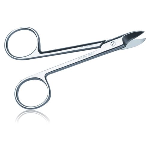 Premier Crown and Collar Scissors, Curved, Sharp, 4" (10.2 cm), Stainless Steel, 1/Pk, 9085344 thumbnail 5