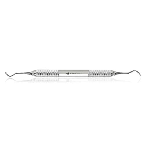 J&J Instruments Silk Columbia Curette #13/14, Double End, 9.5 mm Stainless Steel Handle, 95-742 thumbnail 3