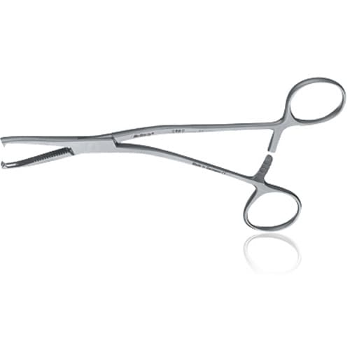 Hu-Friedy Cortical Bone Block Clamp, Notched Tip, Ratcheting Lock, 7.3", Stainless Steel, CBBC thumbnail 4