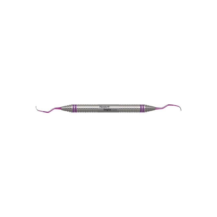 ImplaMate Titanium Implant Scaler, Double-Ended, Langer #3-4 Micro Mini, DuraLite ColorRings Handle, CEISLN3-4MM thumbnail 4