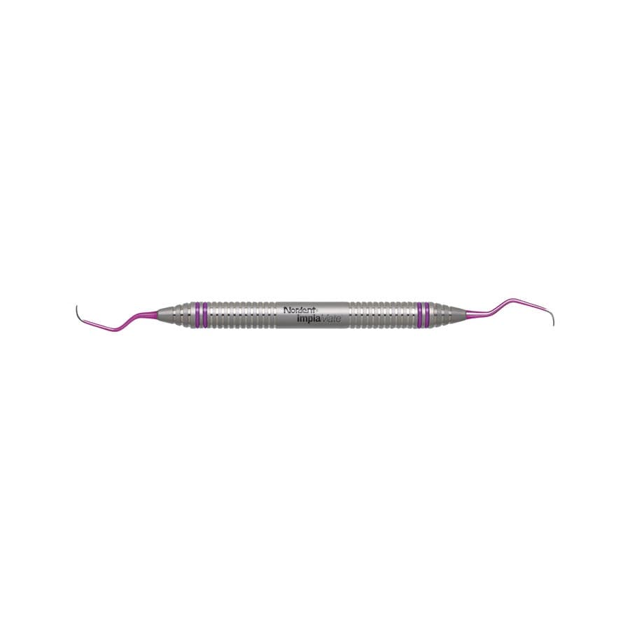 ImplaMate Titanium Implant Scaler, Double-Ended, Langer #5-6 Micro Mini, DuraLite ColorRings Handle, CEISLN5-6MM thumbnail 4