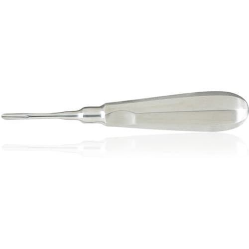 Miltex #34S Apical Elevator, Single End, Straight Blade, Hexagonal Handle, Stainless Steel, 1/Pkg, DEL34S thumbnail 4