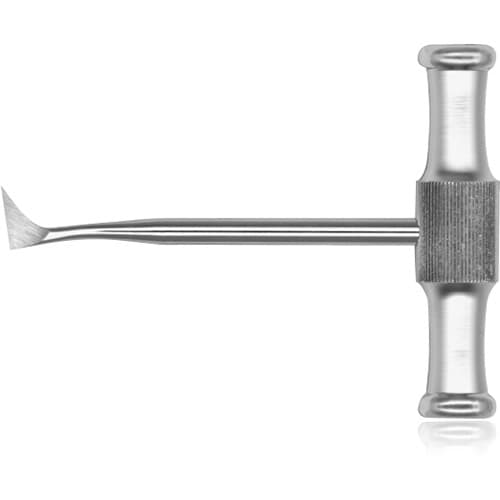 Hu-Friedy 12L Cross-Bar Elevator, Single End, 15mm Wide Tip, Stainless Steel, E12LX thumbnail 4