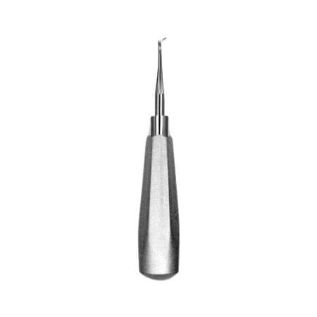 Hu-Friedy Mini Cryer Elevator, Left, #21, 6.5 mm Tip, #510 Large Tapered Hexagon Handle, Single End, E21, 1/Pk thumbnail 6