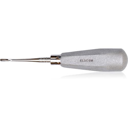 Hu-Friedy Luxating Elevator, 3mm, Curved, Single End, Small Handle, Ergo Dynamic, EL3CSM thumbnail 4