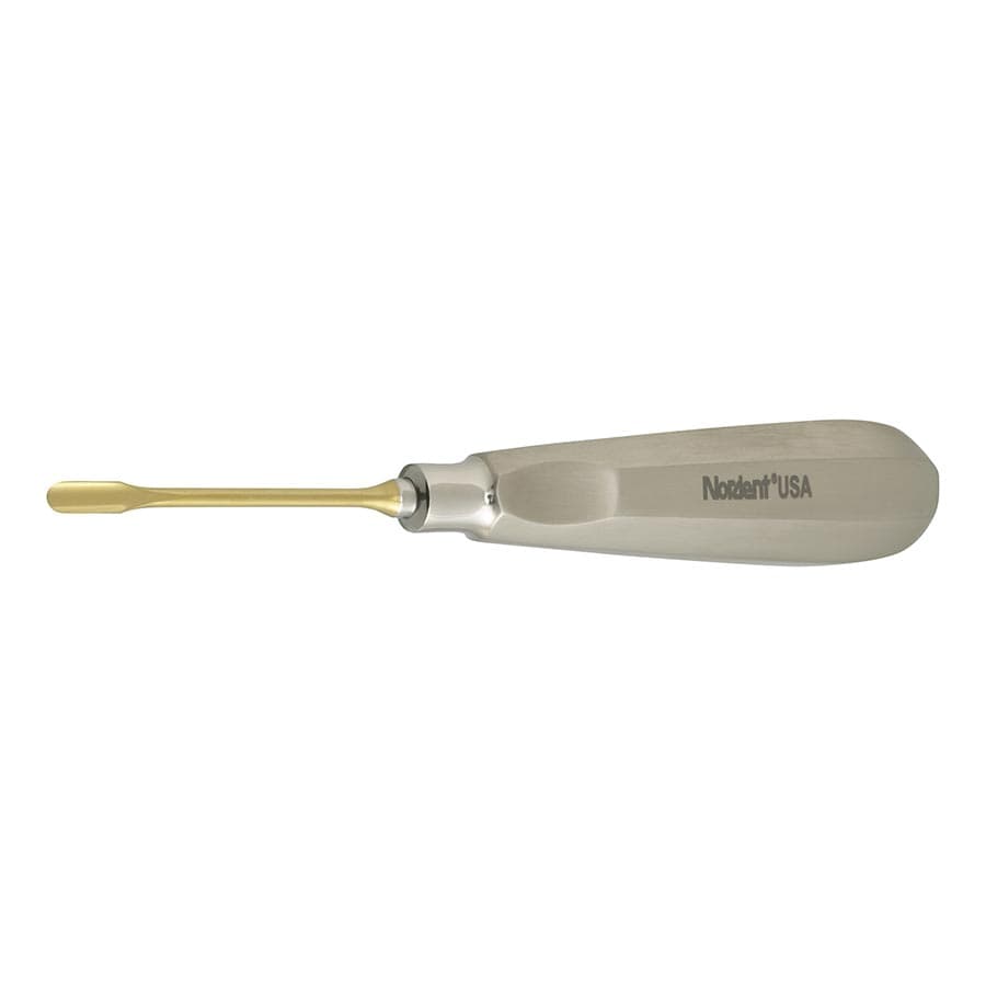 Nordent Luxating Elevator, #5ST, Straight, 5 mm, Titanium Nitride Coated, Stainless Steel Handle, 1/Pk, ELX5ST thumbnail 5