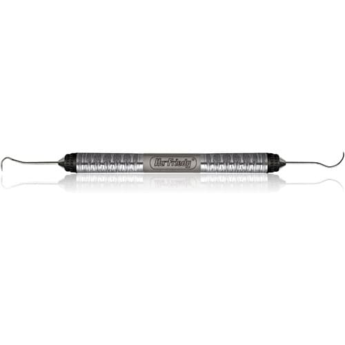 Hu-Friedy 3CH Cowhorn Double-Ended Explorer, #7 Satin Steel Colours Handle, EXD3CH7 thumbnail 3